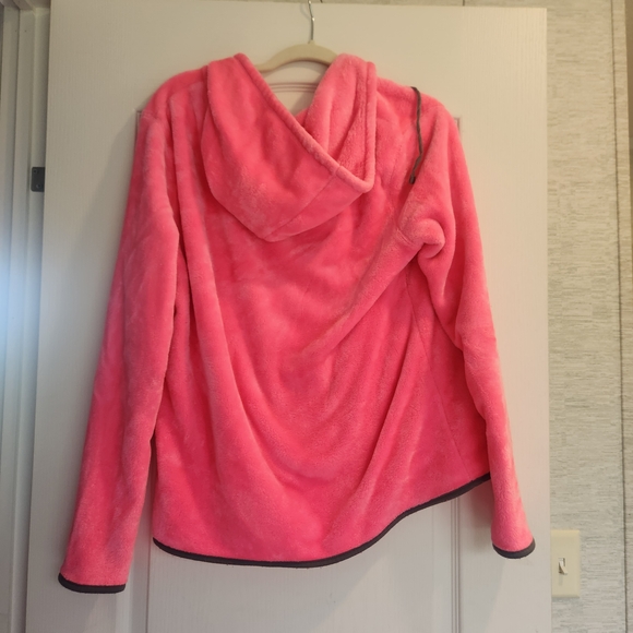 No Boundaries Womens Vibrant Pink Fleece Pullover Size 2XL Euc - Picture 4 of 4